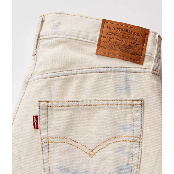 Levi's Premium Baggy Dad Wide Leg Women's Jeans 29x32 Maybe Blue - Light Wash - Picture 7 of 7